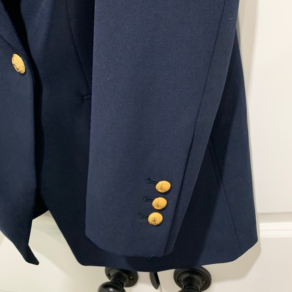 Zara Midnight Blue Jacket with Metallic Accents - Picture 3 of 6